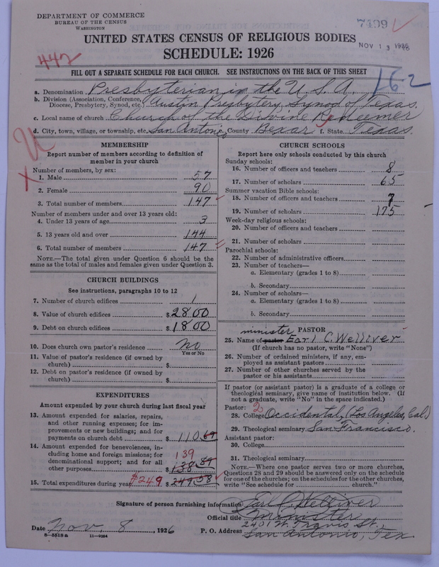 Scan of Presbyterian Church in the United States: 7499