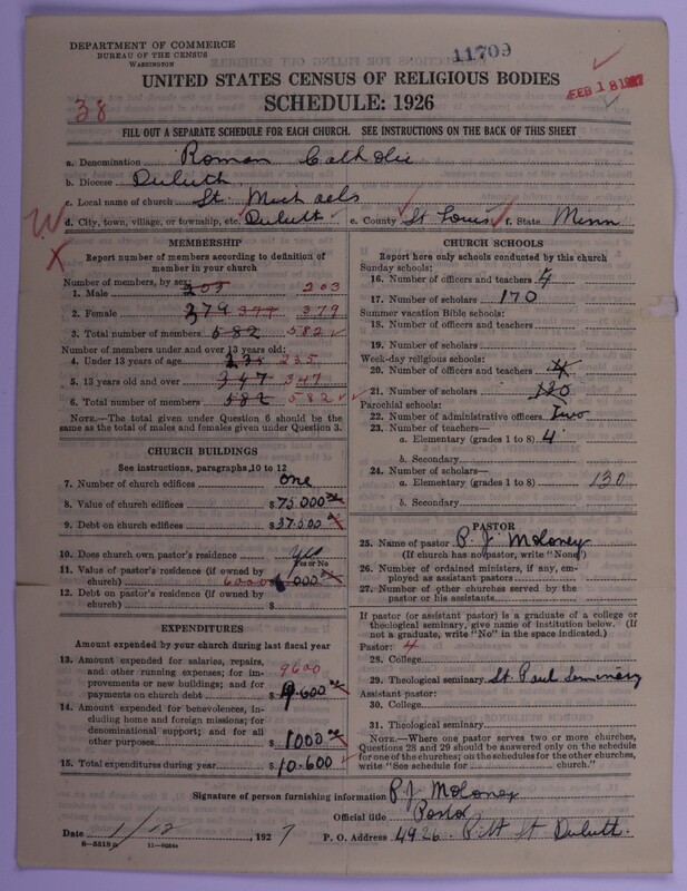 Scan of Roman Catholic Church: 11709