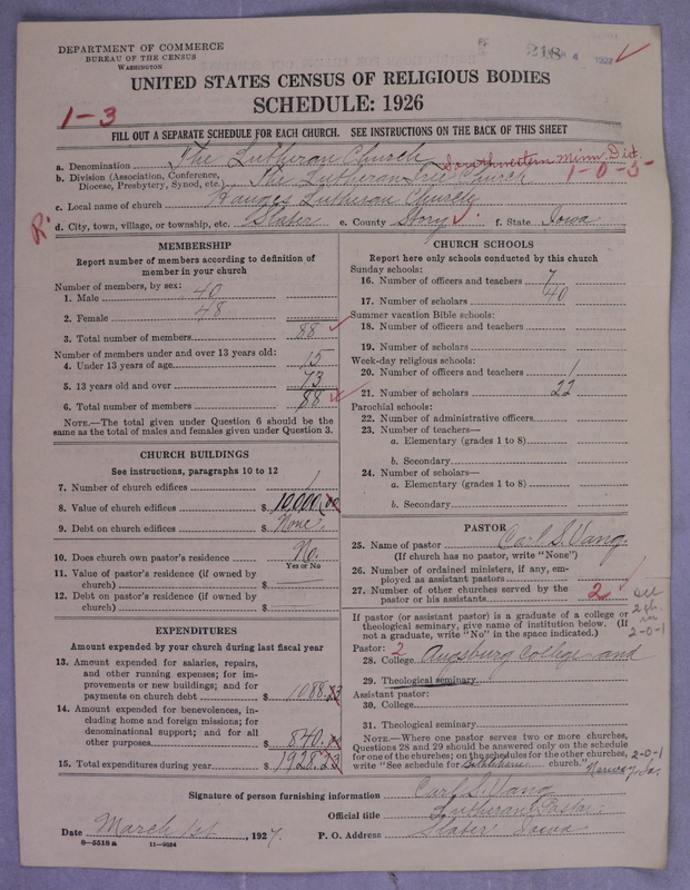Scan of Lutheran Free Church: 218