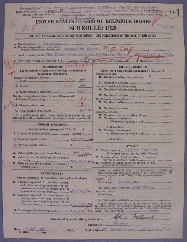 Scan of Evangelical Lutheran Augustana Synod of North America: 127