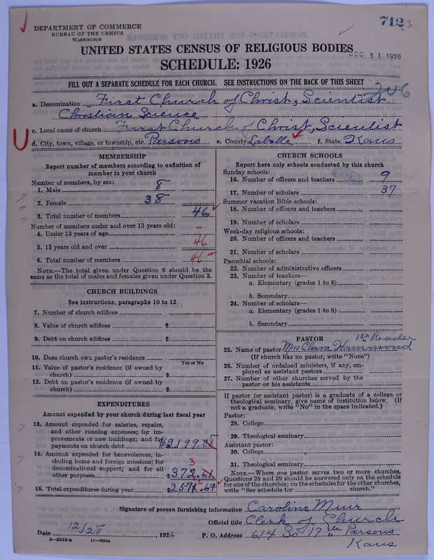 Scan of Church of Christ, Scientist: 712