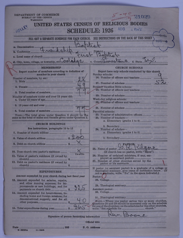 Scan of Negro Baptists: 21029