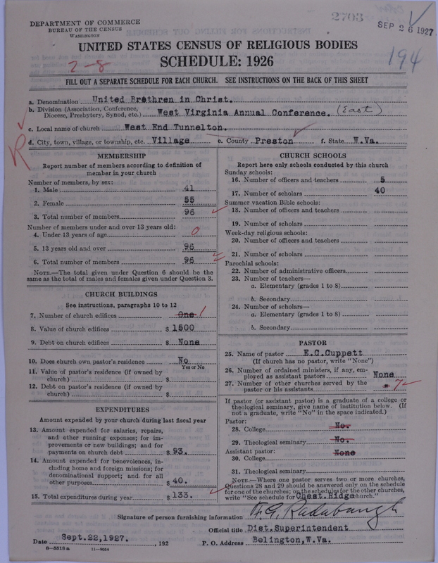 Scan of Church of the United Brethren in Christ: 2703