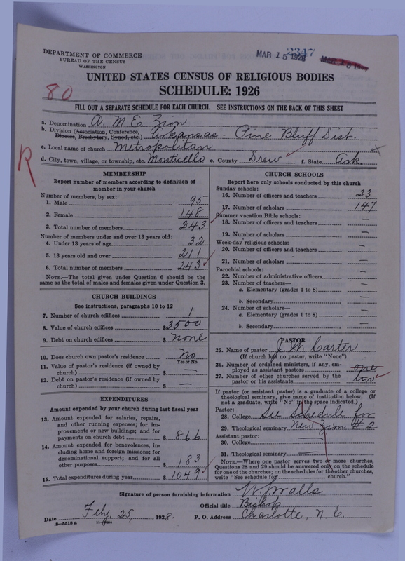 Scan of African Methodist Episcopal Zion Church: 2347