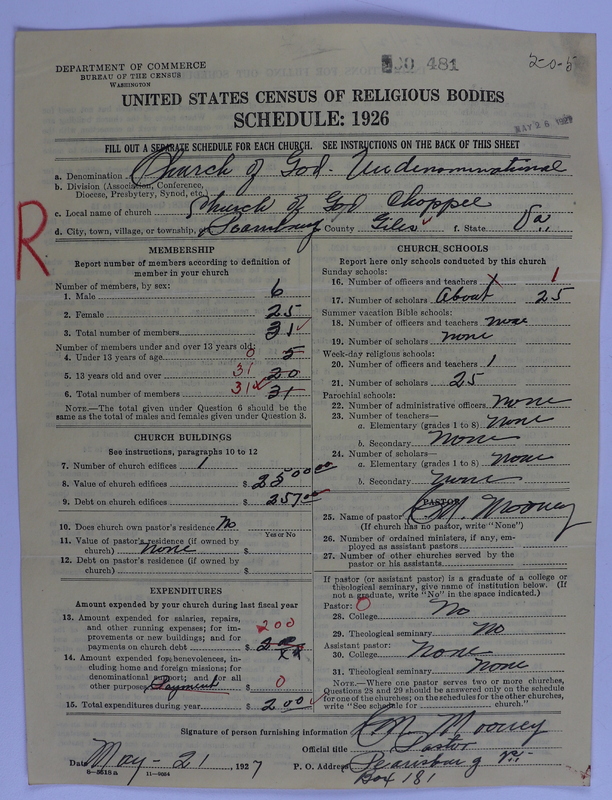 Scan of Church of God (Headquarters, Anderson, Ind.): 481