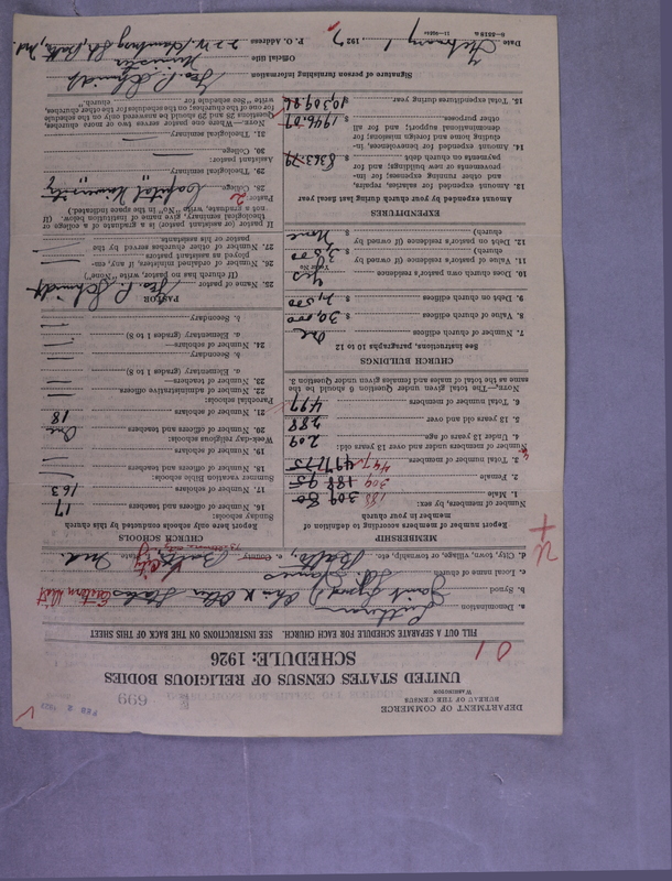 Scan of Synod of the Reformed Presbyterian Church of North America: 699