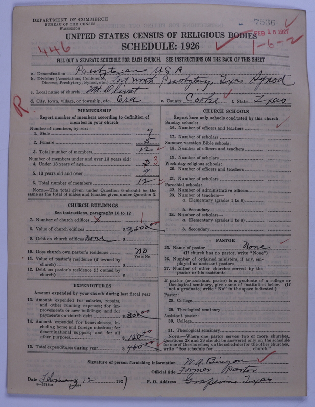 Scan of Presbyterian Church in the United States: 7536