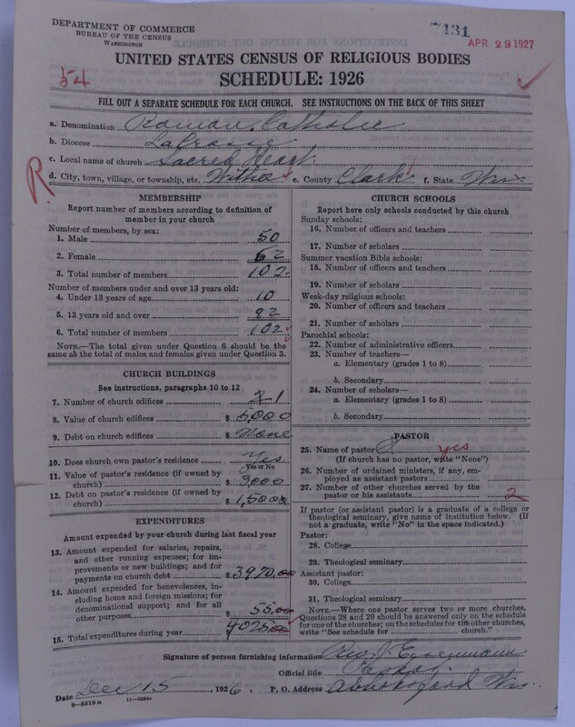Scan of Roman Catholic Church: 7431