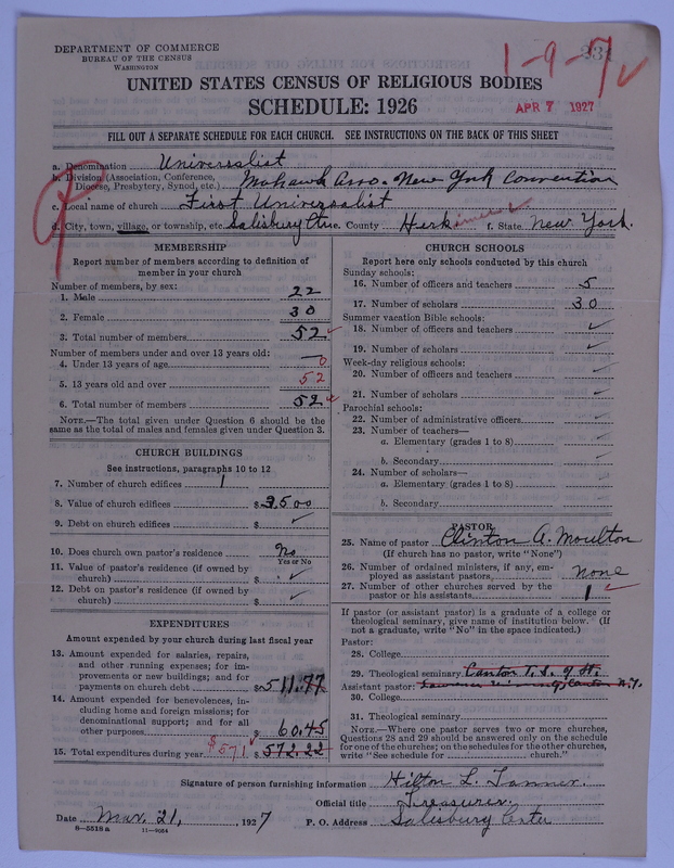 Scan of Universalist Church: 231