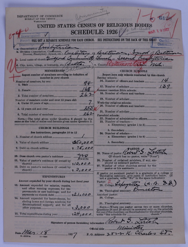 Scan of Presbyterian Church in the United States of America: 6199