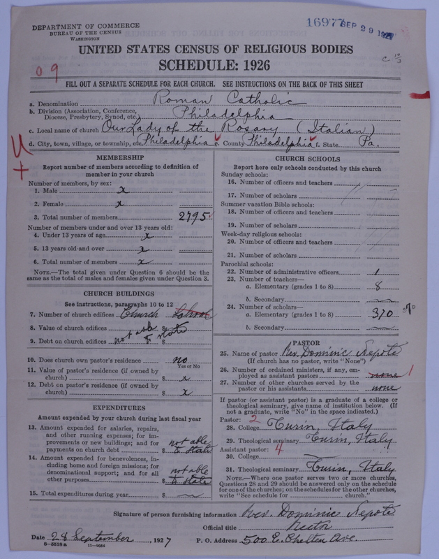 Scan of Roman Catholic Church: 16977