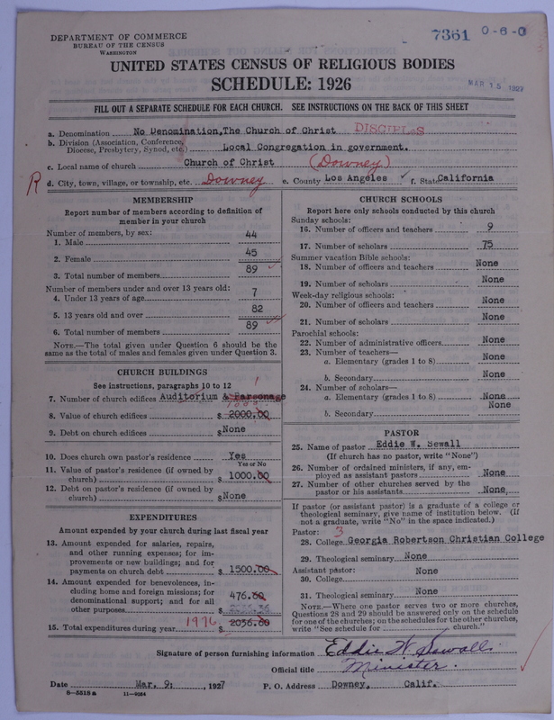 Scan of Disciples of Christ: 7361