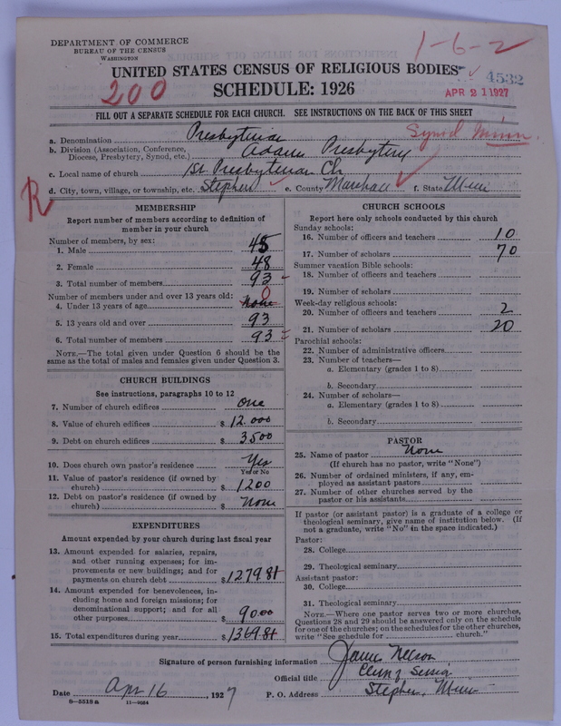 Scan of Presbyterian Church in the United States of America: 4532