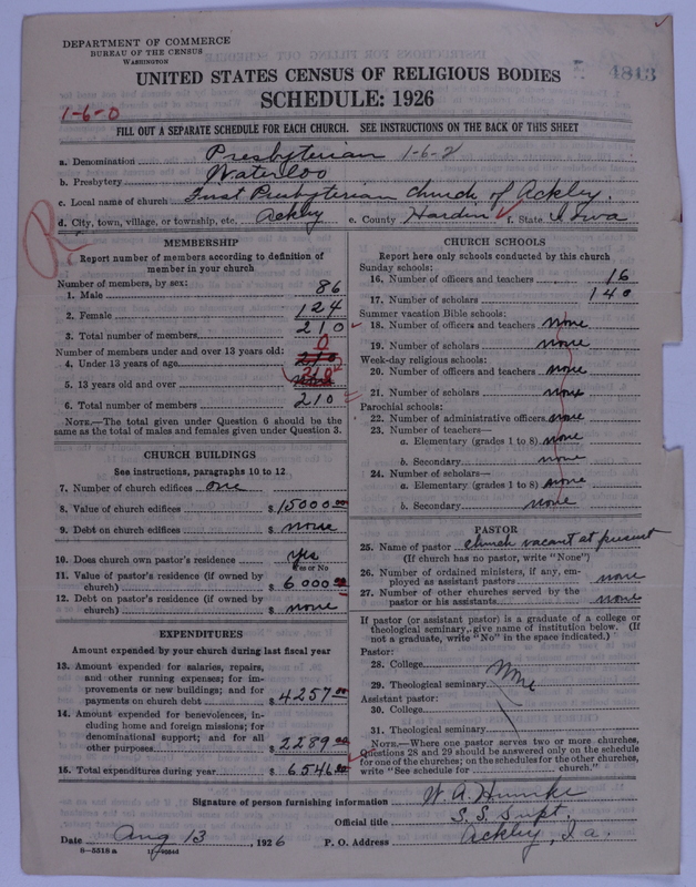 Scan of Presbyterian Church in the United States of America: 4813