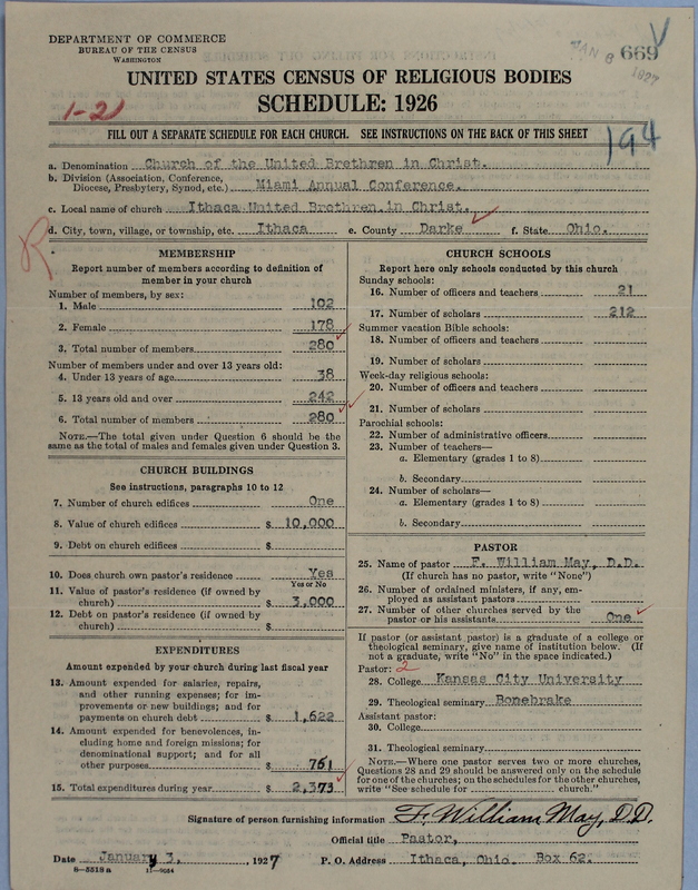 Scan of Church of the United Brethren in Christ: 669