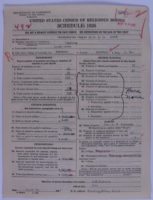 Scan of Presbyterian Church in the United States of America: 6367