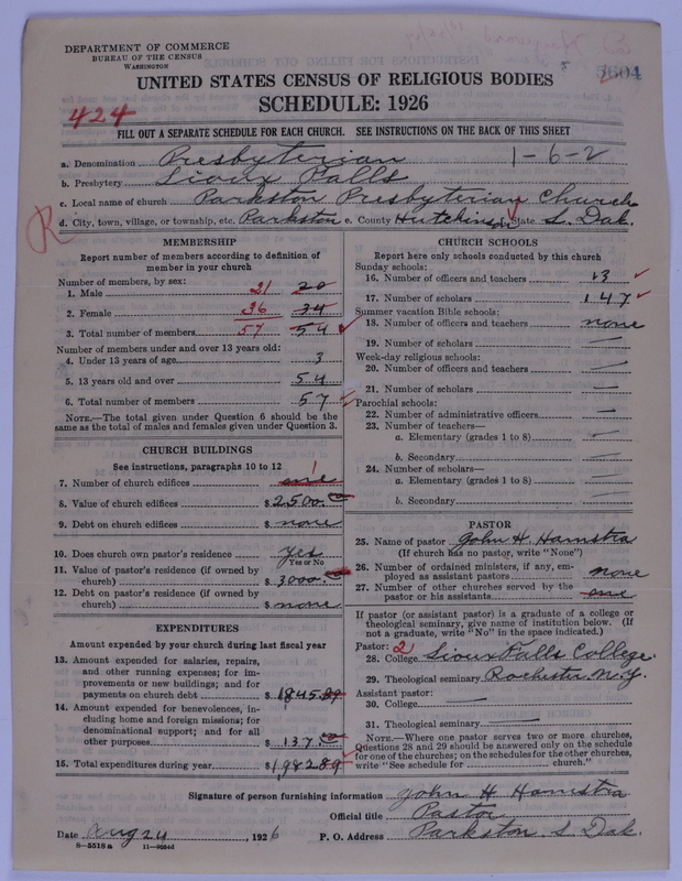 Scan of Presbyterian Church in the United States of America: 5604