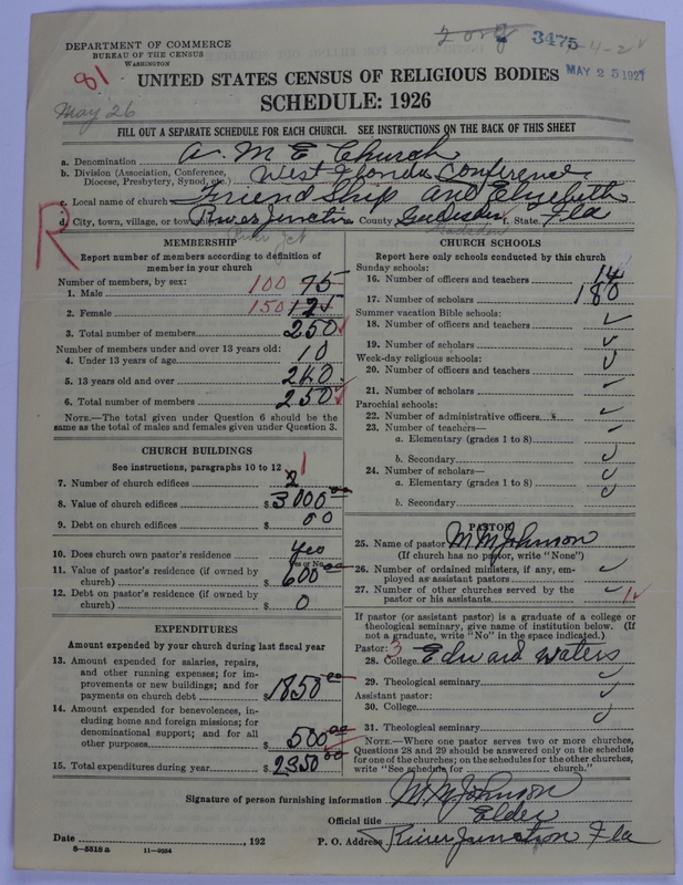 Scan of African Methodist Episcopal Church: 3475