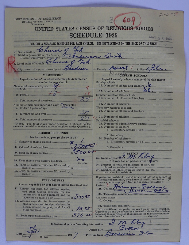 Scan of Church of God (Headquarters, Anderson, Ind.): 609