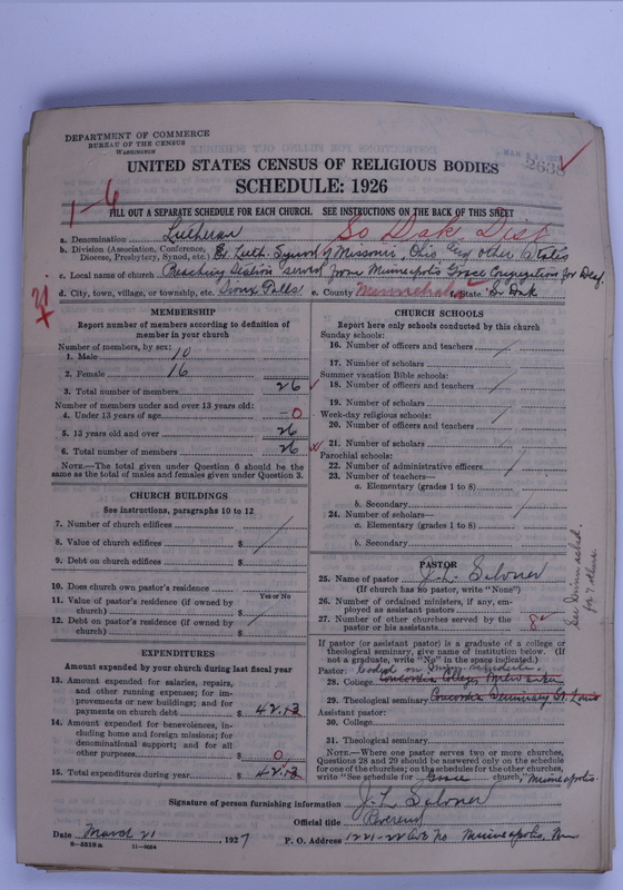 Scan of Evangelical Lutheran Synodical Conference of America: Evangelical Lutheran Synod of Missouri, Ohio, and Other States: 2638