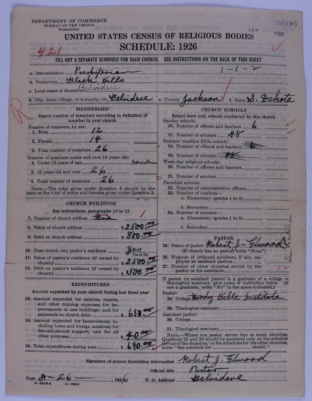 Scan of Presbyterian Church in the United States of America: 5606