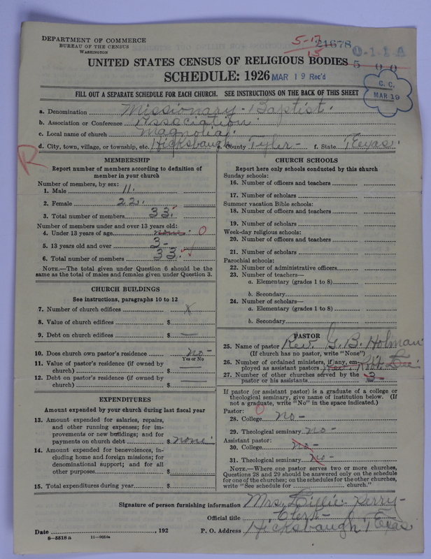 Scan of Negro Baptists: 21678