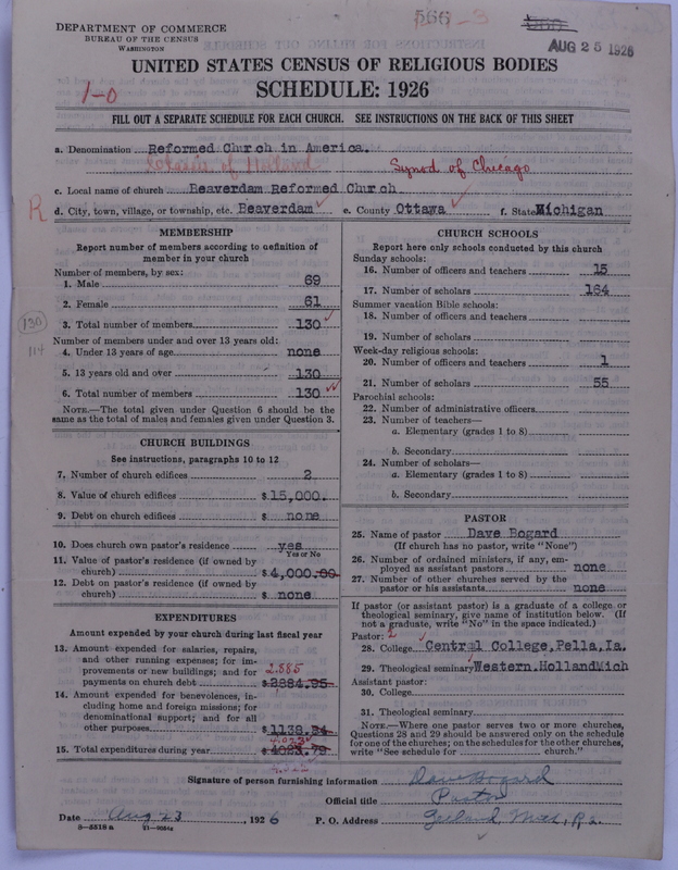 Scan of Reformed Church in America: 566