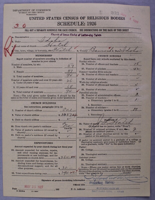 Scan of Church of Jesus Christ of Latter-day Saints: 233