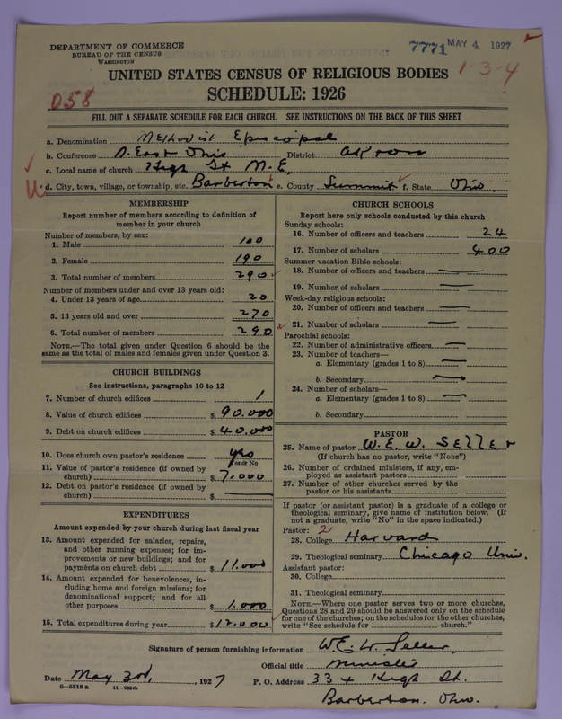 Scan of Methodist Episcopal Church: 7771