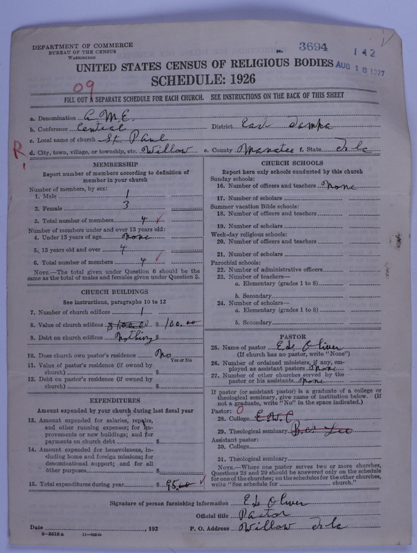 Scan of African Methodist Episcopal Church: 3694