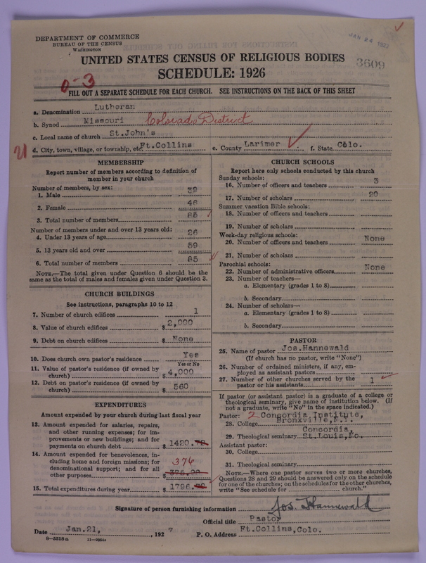 Scan of Evangelical Lutheran Synodical Conference of America: Evangelical Lutheran Synod of Missouri, Ohio, and Other States: 3609