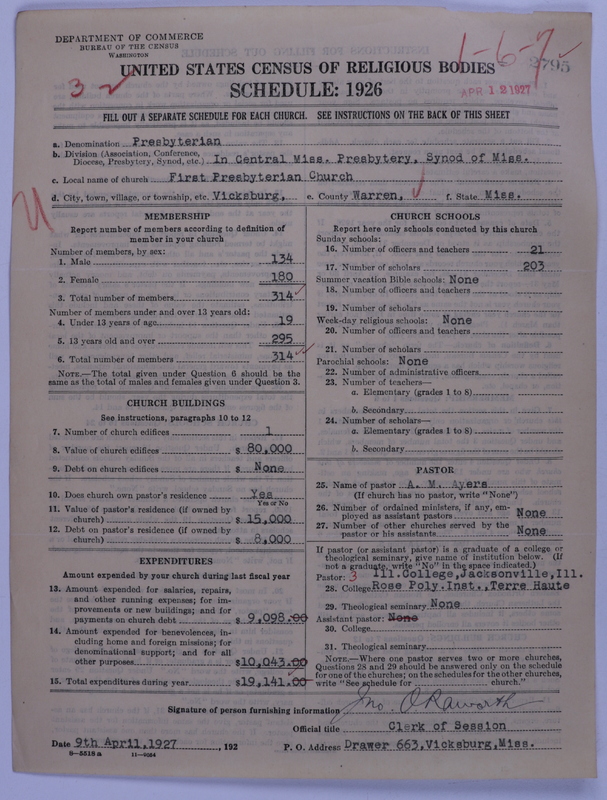 Scan of Presbyterian Church in the United States: 2795