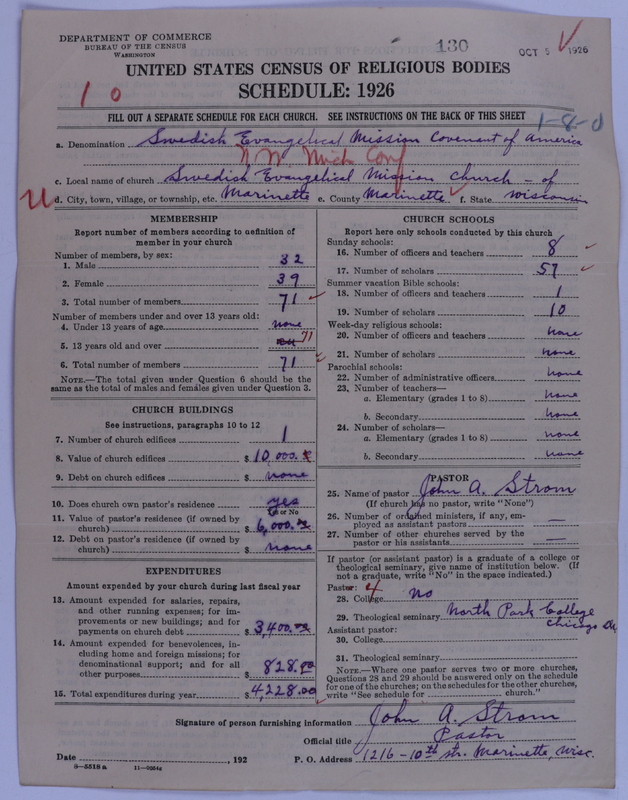 Scan of Swedish Evangelical Mission Covenant of America: 130