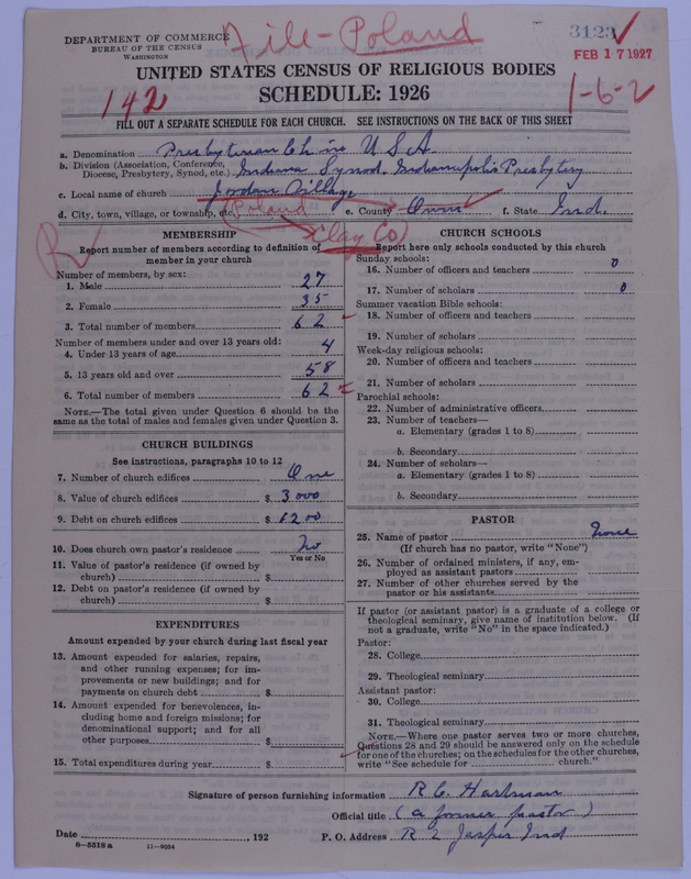 Scan of Presbyterian Church in the United States of America: 3123
