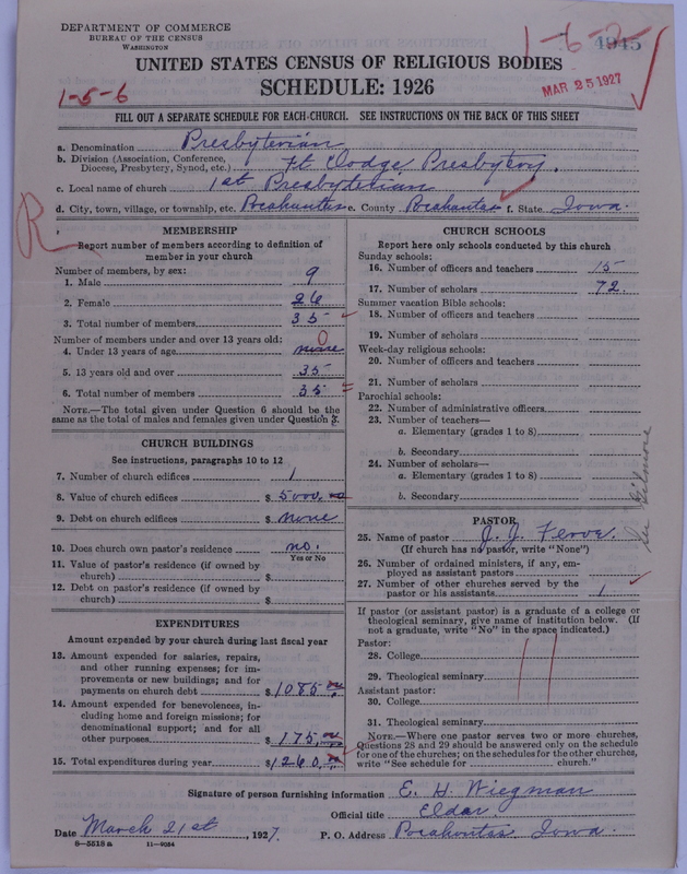 Scan of Presbyterian Church in the United States of America: 4945