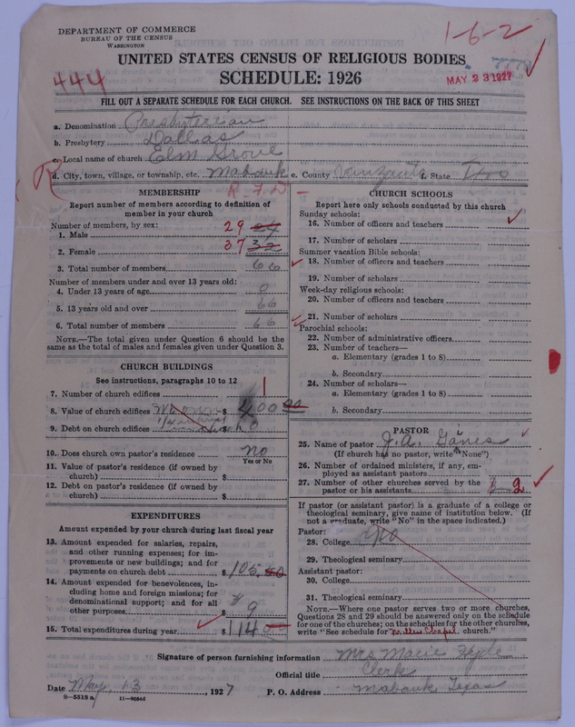 Scan of Presbyterian Church in the United States of America: 7779