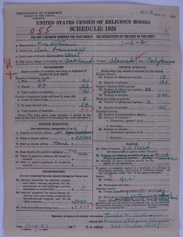 Scan of Presbyterian Church in the United States of America: 8584