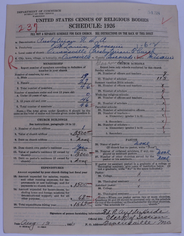 Scan of Presbyterian Church in the United States of America: 5138