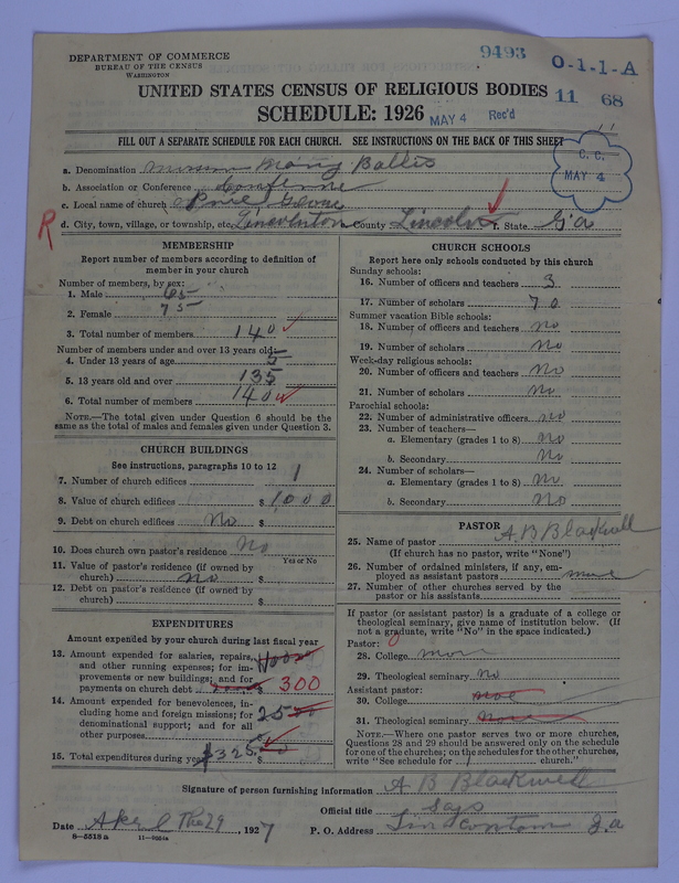 Scan of Negro Baptists: 9493