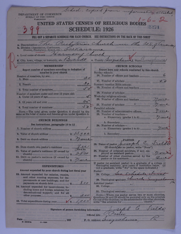 Scan of Presbyterian Church in the United States of America: 2271