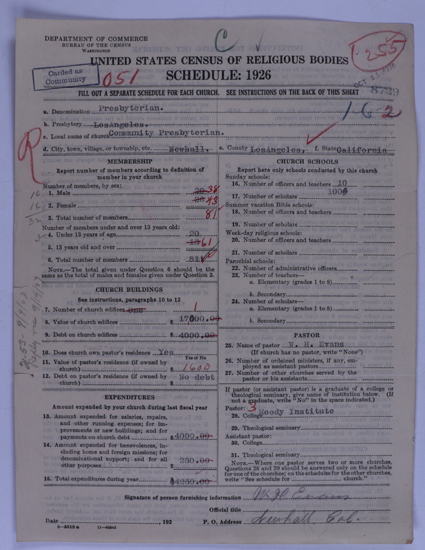 Scan of Presbyterian Church in the United States of America: 8729