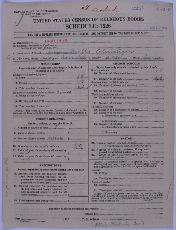 Scan of Disciples of Christ: 2257