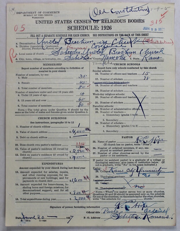 Scan of Church of the United Brethren in Christ (Old Constitution): 315
