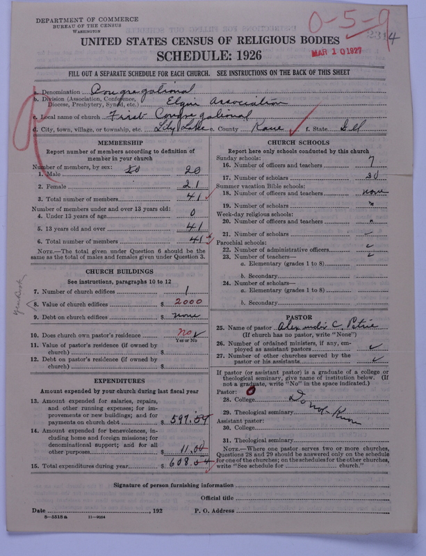 Scan of Congregational Churches: 2314