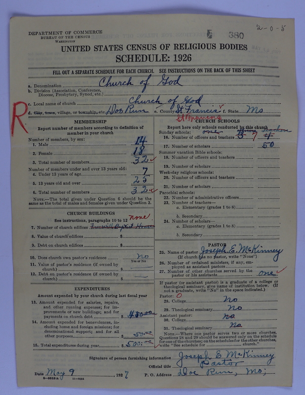 Scan of Church of God (Headquarters, Anderson, Ind.): 380
