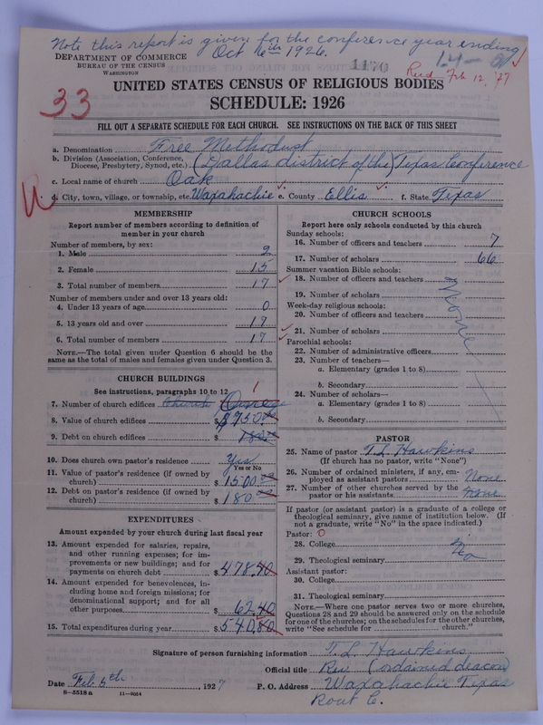 Scan of Free Methodist Church of North America: 1170