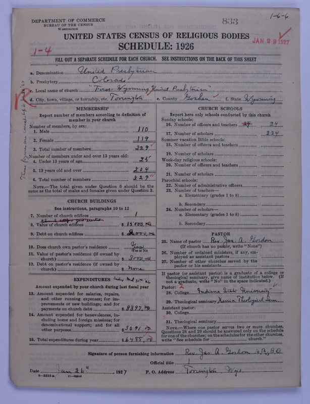Scan of United Presbyterian Church of North America: 833