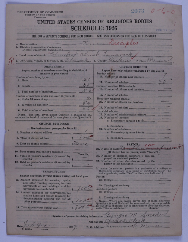 Scan of Disciples of Christ: 2073