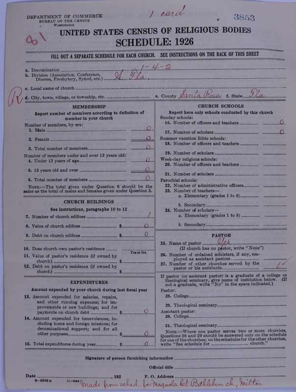 Scan of African Methodist Episcopal Church: 3853