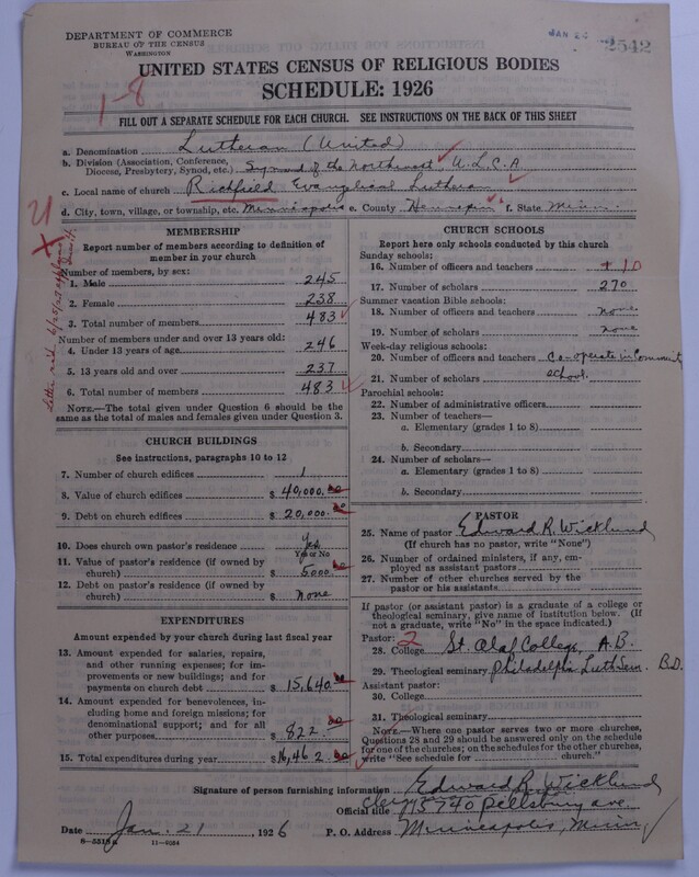 Scan of United Lutheran Church in America: 2542